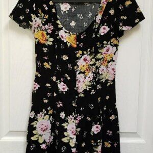 Black Floral Sundress